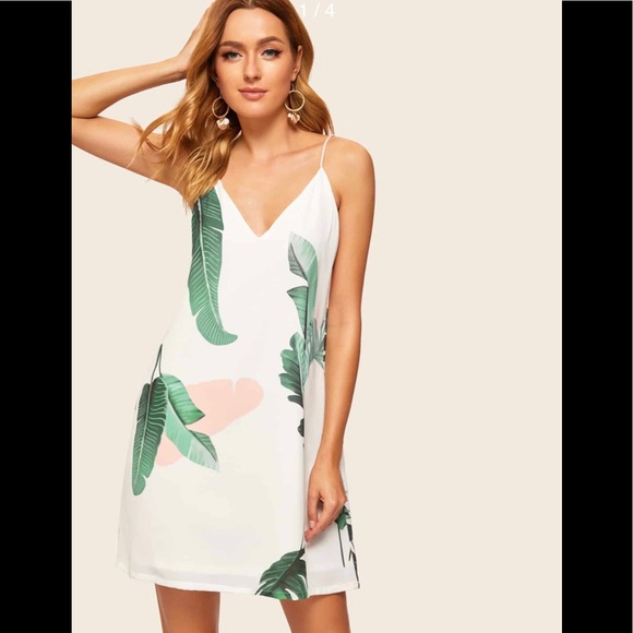 SheIn tropical mini dress - Picture 2 of 7